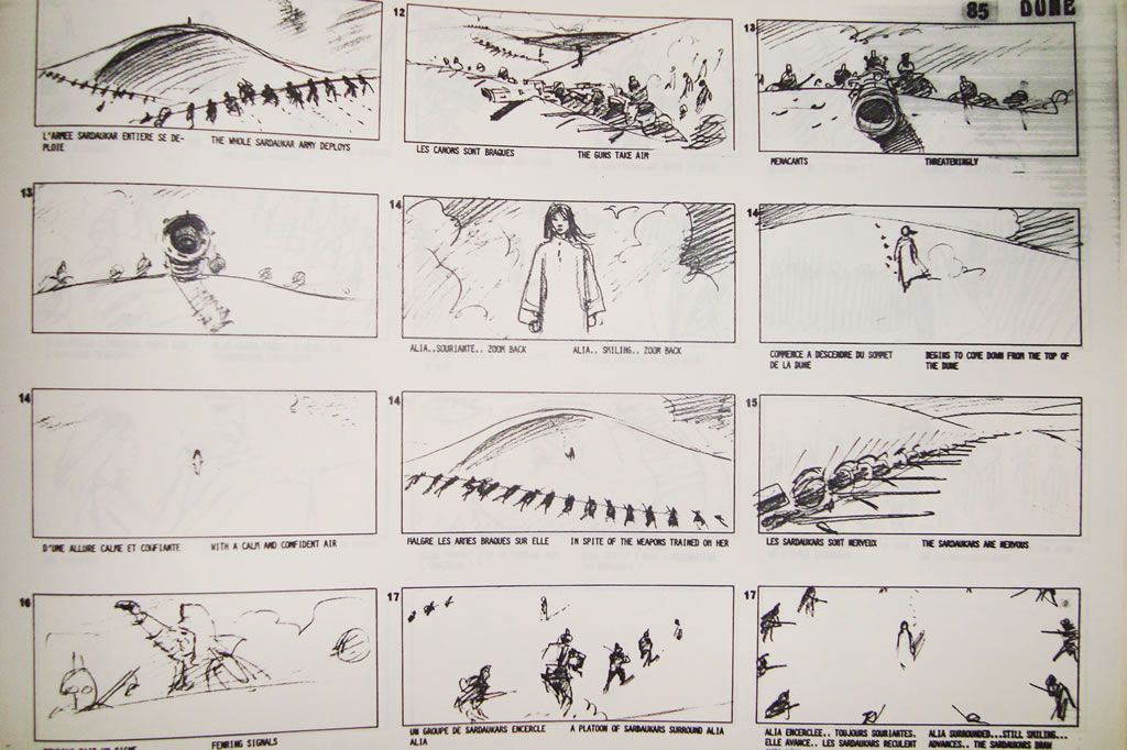 Storyboard de Duna