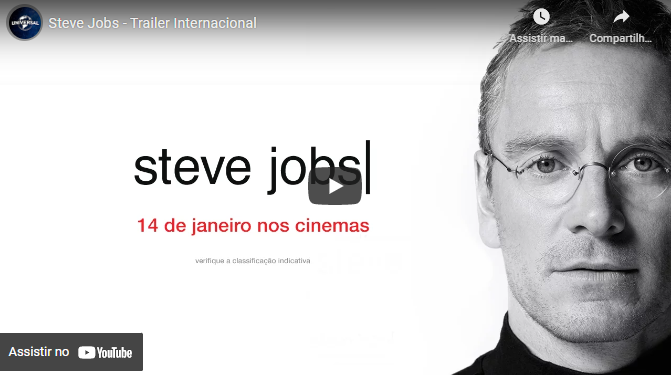 Video do trailer do filme Steve Jobs de 2015