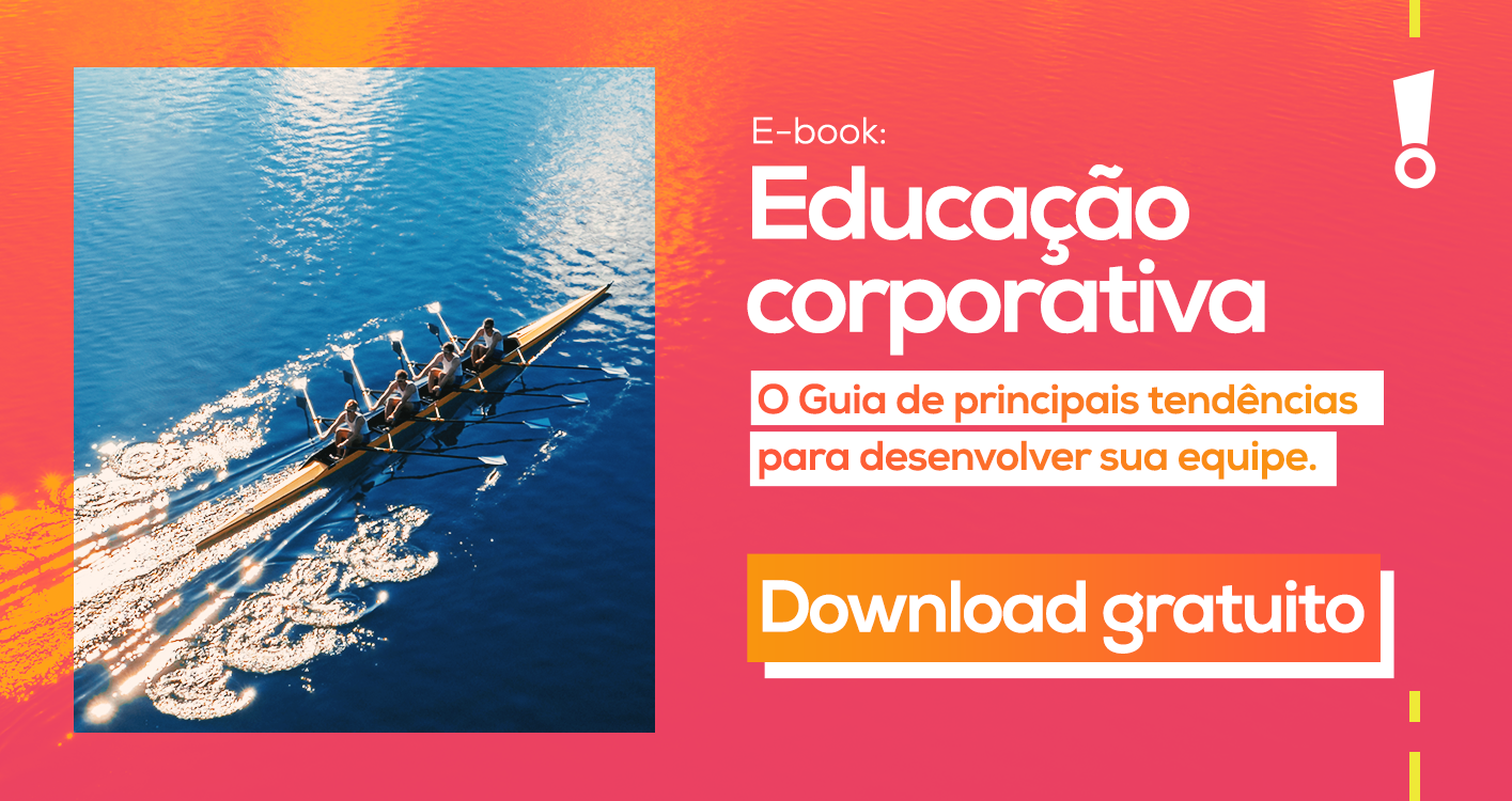 Banner para Download gratuito do e-book de Educação Corporativa da SOAP
